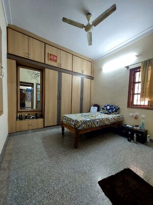 Living Room in 3 BHK Builder Floor at Panduranga Nagar – for Rent