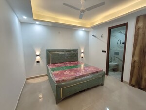Bedroom in 2 BHK Builder Floor at Freedom Fighters Enclave – for Rent
