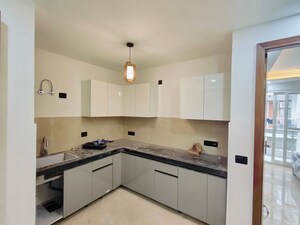 Kitchen in 2 BHK Builder Floor at Freedom Fighters Enclave – for Rent