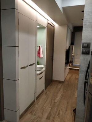 Bathroom in 2 BHK Apartment at Rohan Ambar, Lower Parel – for Rent