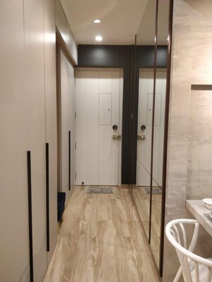 Building Lobby in 2 BHK Apartment at Rohan Ambar, Lower Parel – for Rent