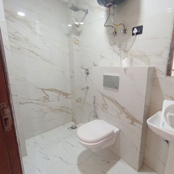 Bathroom in 3 BHK Builder Floor at Saket – for Rent