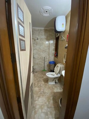 Bathroom in 1 BHK Builder Floor at Sarita Vihar – for Rent