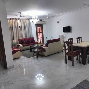 Living Room in 4 BHK Villa at Vasant Vihar – for Rent