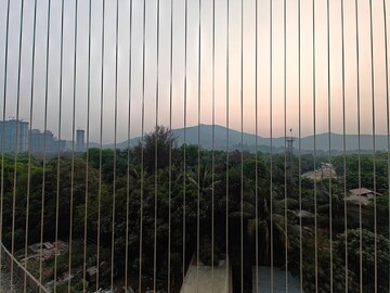 Balcony in 1 BHK Apartment at Ram Pushpanjali Residency, Owale – for Rent