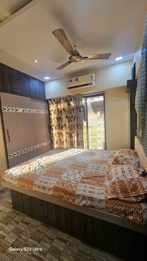 Bedroom in 1 BHK Apartment at K M Horizon Palms 2, Owale – for Rent