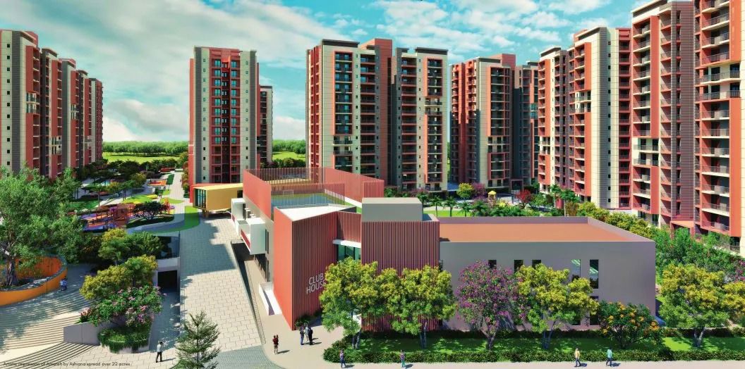 3 BHK 1000 Sq.Ft. Apartment in Ashiana Amarah