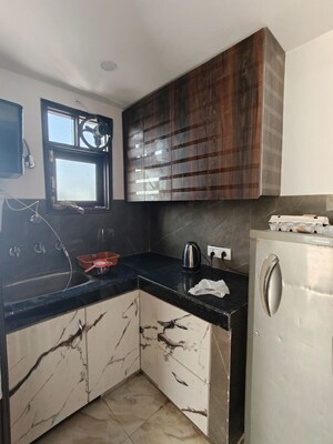 Kitchen in 1 RK Builder Floor at Patel Nagar – for Rent
