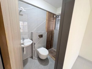 Bathroom in 2 BHK Apartment at Suvasya Swastik Onyx, Tagore Nagar – for Rent