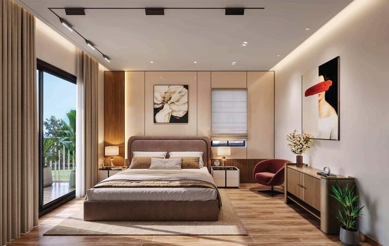 Bedroom, ashiana-aaroham 3 Bedroom 1342 Sq.Ft. Apartment In Sector 80 Gurgaon 10042261