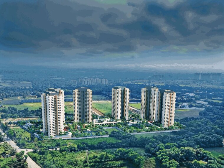 Exterior View, ashiana-aaroham 3 Bedroom 1342 Sq.Ft. Apartment In Sector 80 Gurgaon 10042261