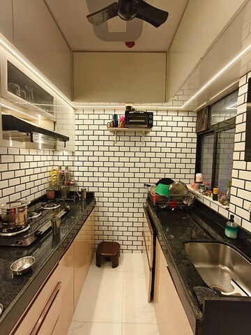Kitchen in 1 BHK Apartment at Runwal Gardens, Dombivli East – for Sale