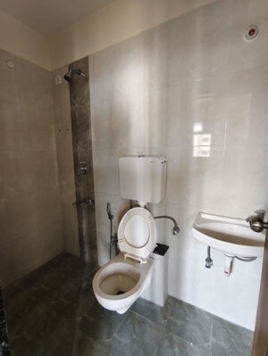 Bathroom in 1 BHK Apartment at K M Horizon Palms III, Owale – for Rent
