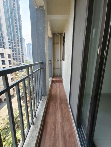 Balcony in 1 BHK Apartment at K M Horizon Palms III, Owale – for Rent