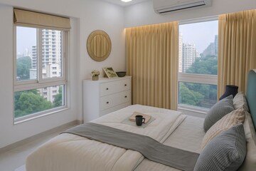 Bedroom in 2 BHK Apartment at Arihant Tower, Parel – for Sale