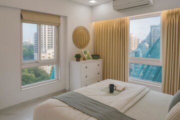 Bedroom in 2 BHK Apartment at Arihant Tower, Parel – for Sale