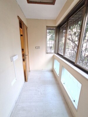 Balcony in 2.5 BHK Apartment at Khar West – for Rent