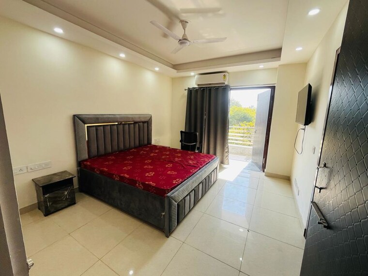Bedroom, ambience-mall 1 Bedroom 645 Sq.Ft. Builder Floor In Sector 24 Gurgaon 10042436