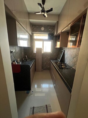 Kitchen in 1 BHK Apartment at Ashar Axis, Majiwada – for Rent