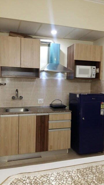 Kitchen in 1 RK Apartment at Supertech Ecociti, Sector 137 – for Rent