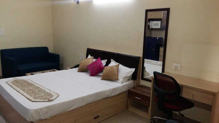 Bedroom, supertech-ecociti 1 RK 425 Sq.Ft. Apartment In Sector 137 Noida 10042466