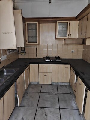 Kitchen in 3 BHK Builder Floor at State Bank Colony – for Rent