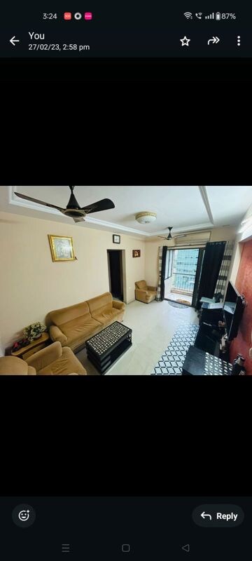 Bedroom in 1.5 BHK Apartment at Lodha Casa Viva, Majiwada – for Rent