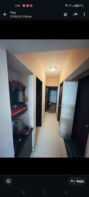 Building Lobby in 1.5 BHK Apartment at Lodha Casa Viva, Majiwada – for Rent