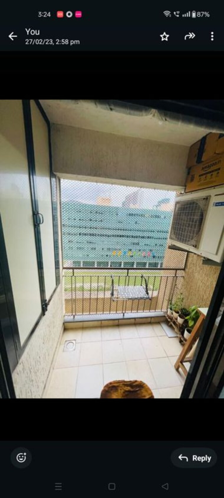 Balcony, lodha-casa-viva 1.5 Bedroom 635 Sq.Ft. Apartment In Majiwada Thane 10042628
