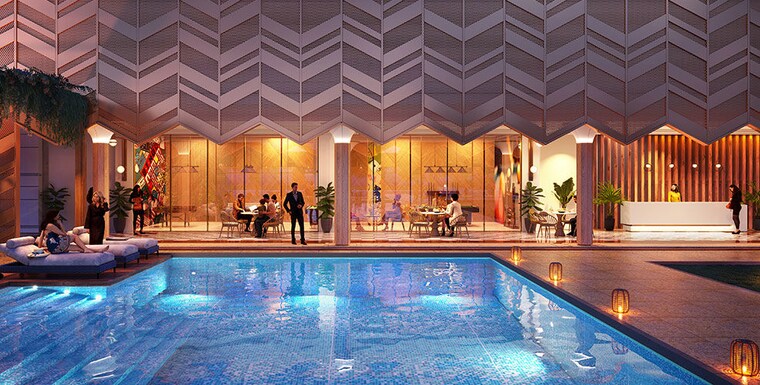 Swimming Pool, lodha-divino 3 Bedroom 1290 Sq.Ft. Apartment In Matunga East Mumbai 10042674