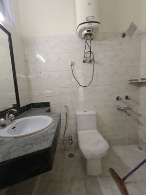 Bathroom in 2.5 BHK Builder Floor at Ansal Sushant Lok I, Sector 43 – for Rent