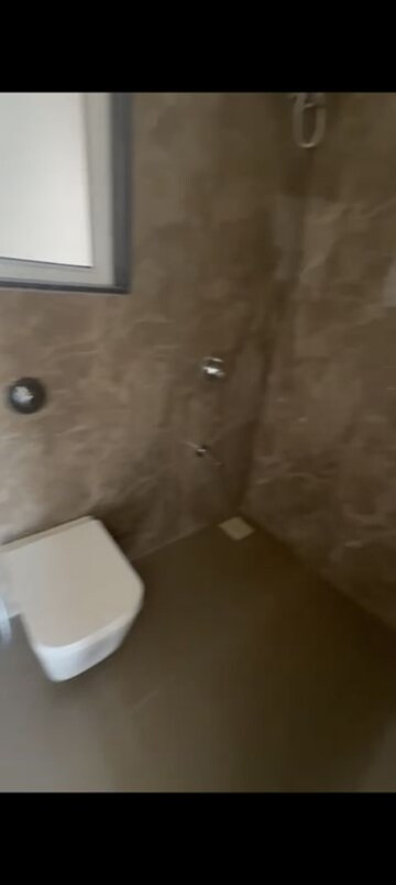 Bathroom in 1 BHK Apartment at Mahaveer Solitaire Edge, Kandivali East – for Rent