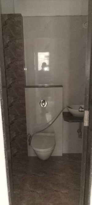 Bathroom in 1 BHK Apartment at Gauri Excellency, Kandivali West – for Rent
