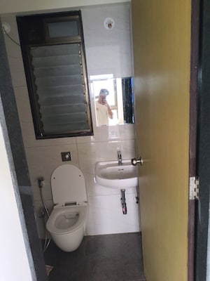 Attached Bathroom in 1 BHK Apartment at Chandak 34 Park Estate, Goregaon West – for Rent