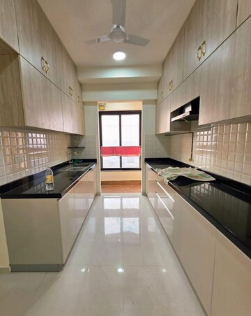 Kitchen in 3 BHK Apartment at Kalpataru Magnus, Bandra East – for Rent