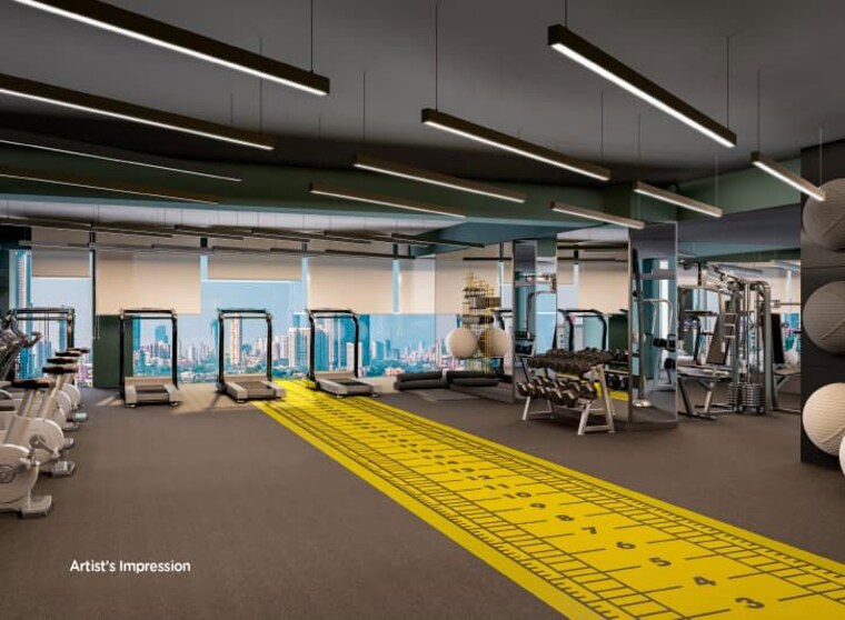 Gym, sheth-codename-younique 2 Bedroom 712 Sq.Ft. Apartment In Sion Mumbai 10042851