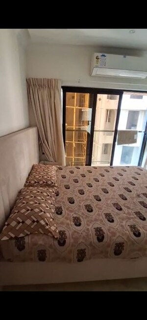 Balcony in 2 BHK Apartment at Svarna Rosemary, Mahim West – for Rent