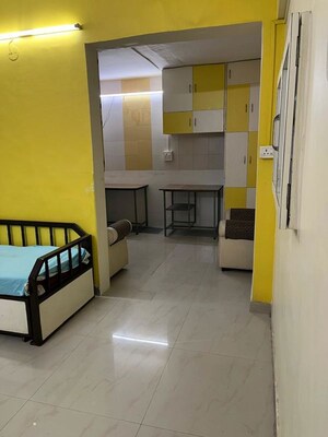 Master Bedroom in 1 BHK Apartment at Himalaya Apartment, Kothrud – for Rent