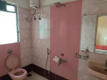 Bathroom in 2 BHK Apartment at Royal Classic Co Op Society, Andheri West – for Rent