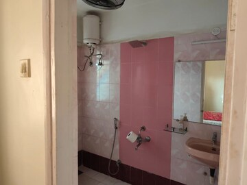 Bathroom in 2 BHK Apartment at Royal Classic Co Op Society, Andheri West – for Rent