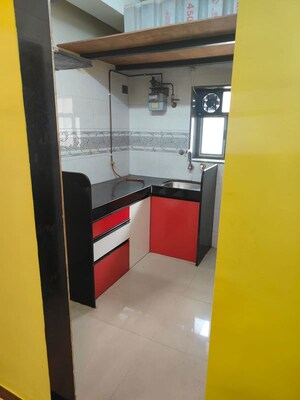 Kitchen in 1 RK Apartment at Amish Park, Mira Road – for Sale