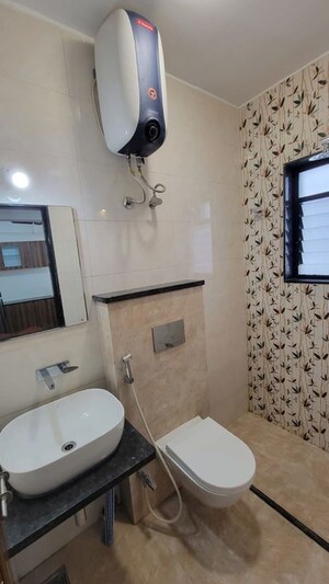 Bathroom in 1 BHK Apartment at Dahanukar Apartments, Kothrud – for Rent