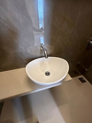 Bathroom in 2.5 BHK Apartment at Gami Terra, Sanpada – for Rent