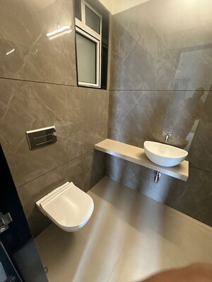 Bathroom in 2.5 BHK Apartment at Gami Terra, Sanpada – for Rent