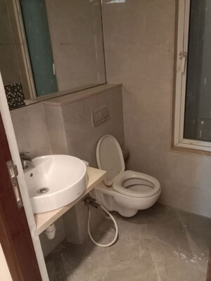 Bathroom in 3.5 BHK Apartment at Omkar Alta Monte, Malad East – for Rent