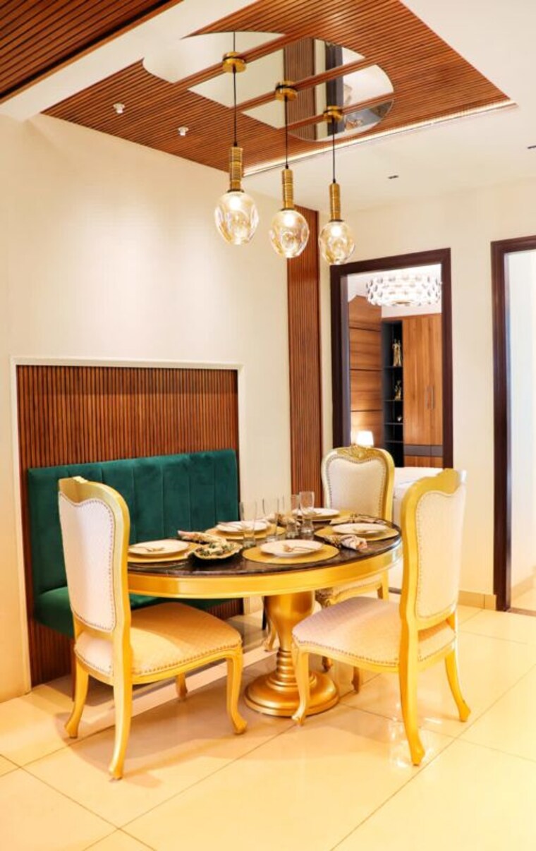 Living Room, green-valley-residencia 3 Bedroom 193 Sq.Yd. Apartment In Ghazipur Zirakpur 10018099