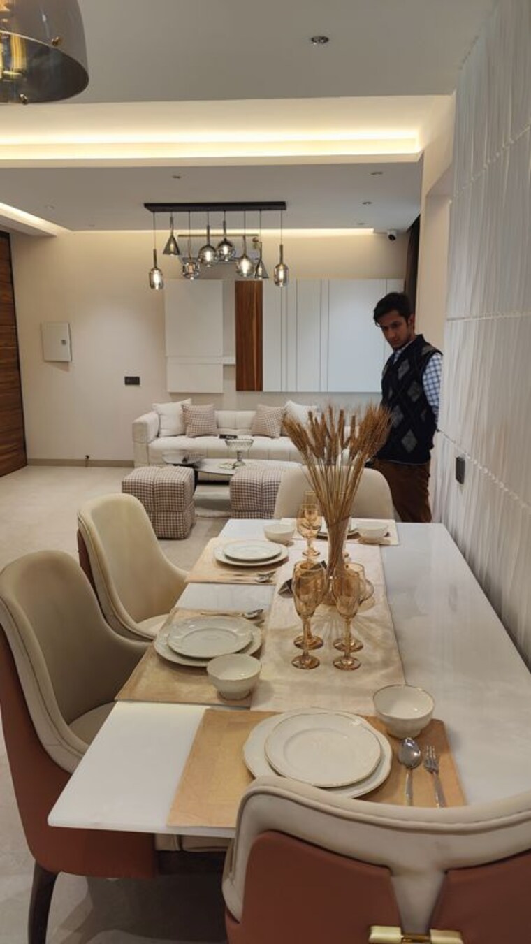 Dining area, hermitage-royale 3 Bedroom 1880 Sq.Ft. Apartment In Ramgarh Bhudda Zirakpur 10017168