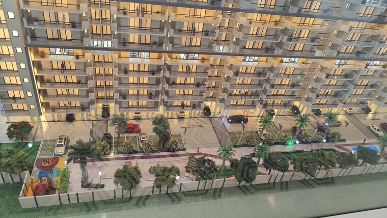 Exterior View, hermitage-royale 3 Bedroom 1880 Sq.Ft. Apartment In Ramgarh Bhudda Zirakpur 10017168