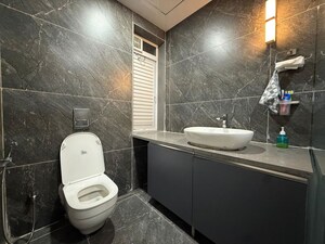 Bathroom in 3 BHK Apartment at DB Realty Shagun Towers, Goregaon East – for Rent