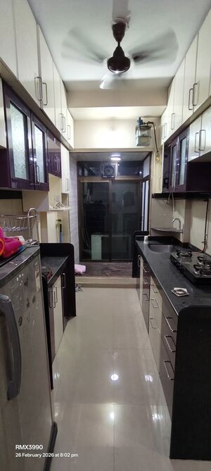 Kitchen in 1 BHK Apartment at DSS Mahavir Imperial, Bhandup East – for Rent